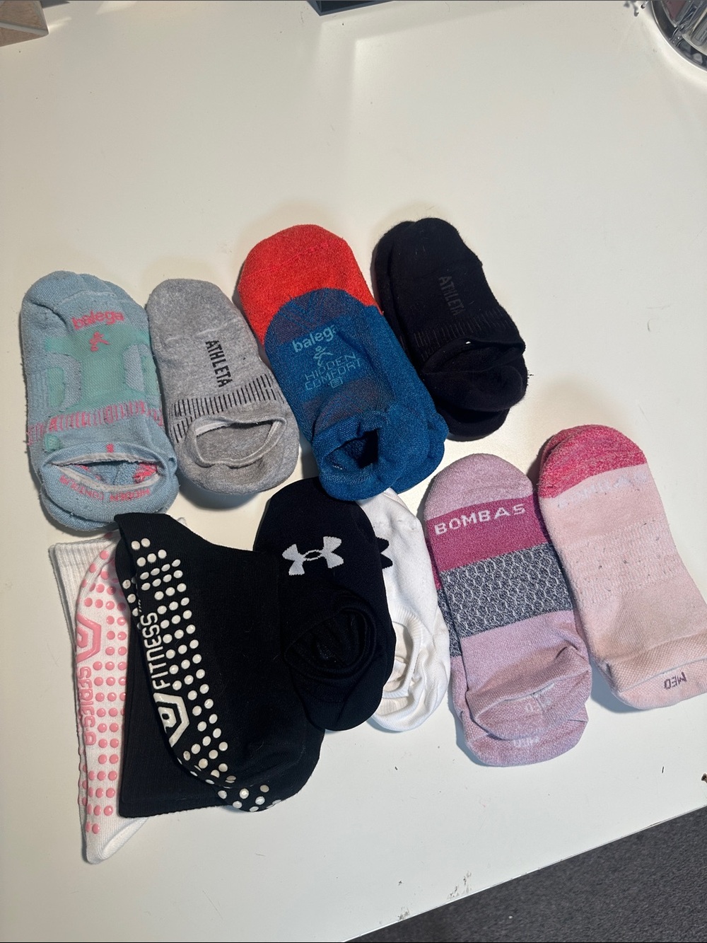 Various Athletic Socks